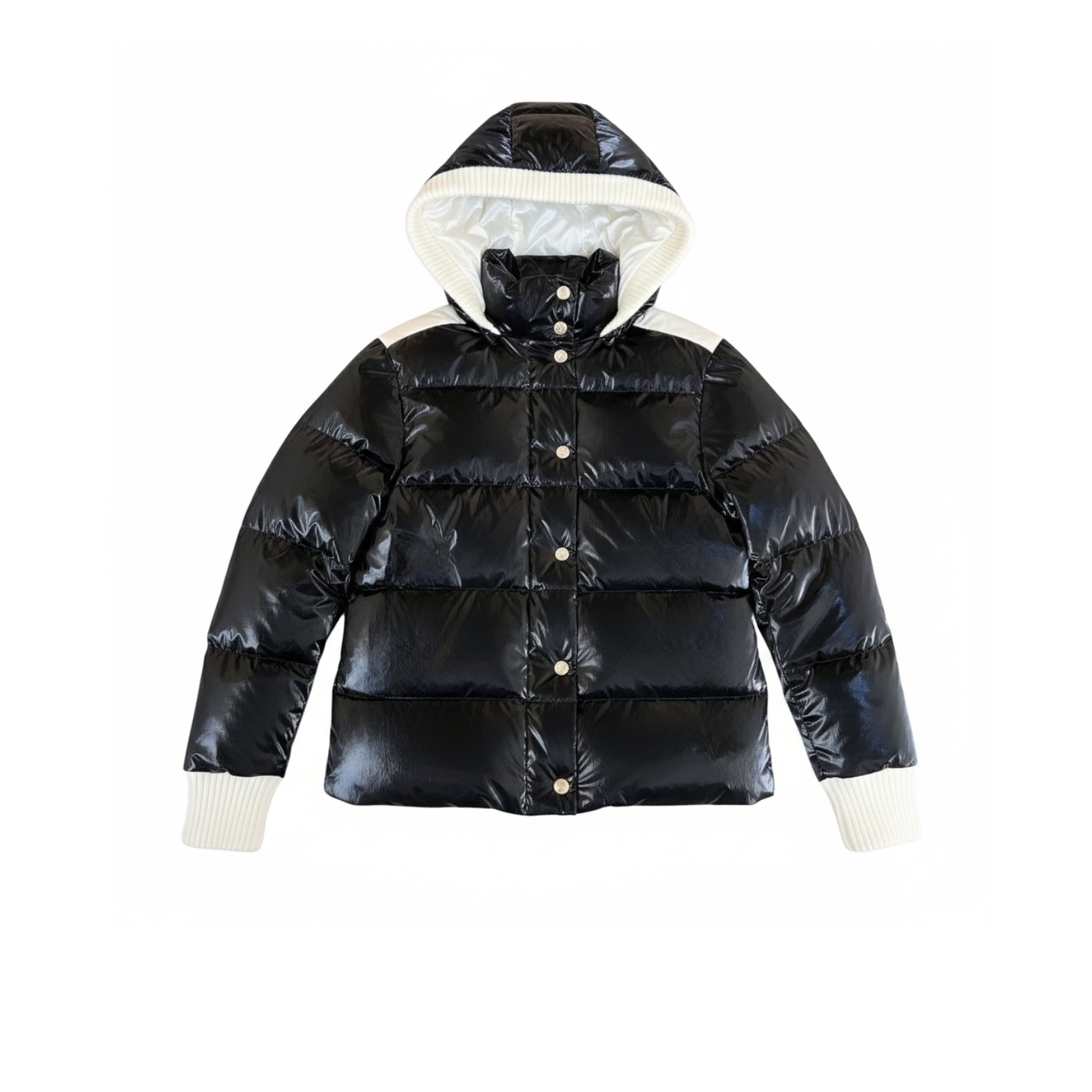 Ch**el Puffer Coat Black For Women