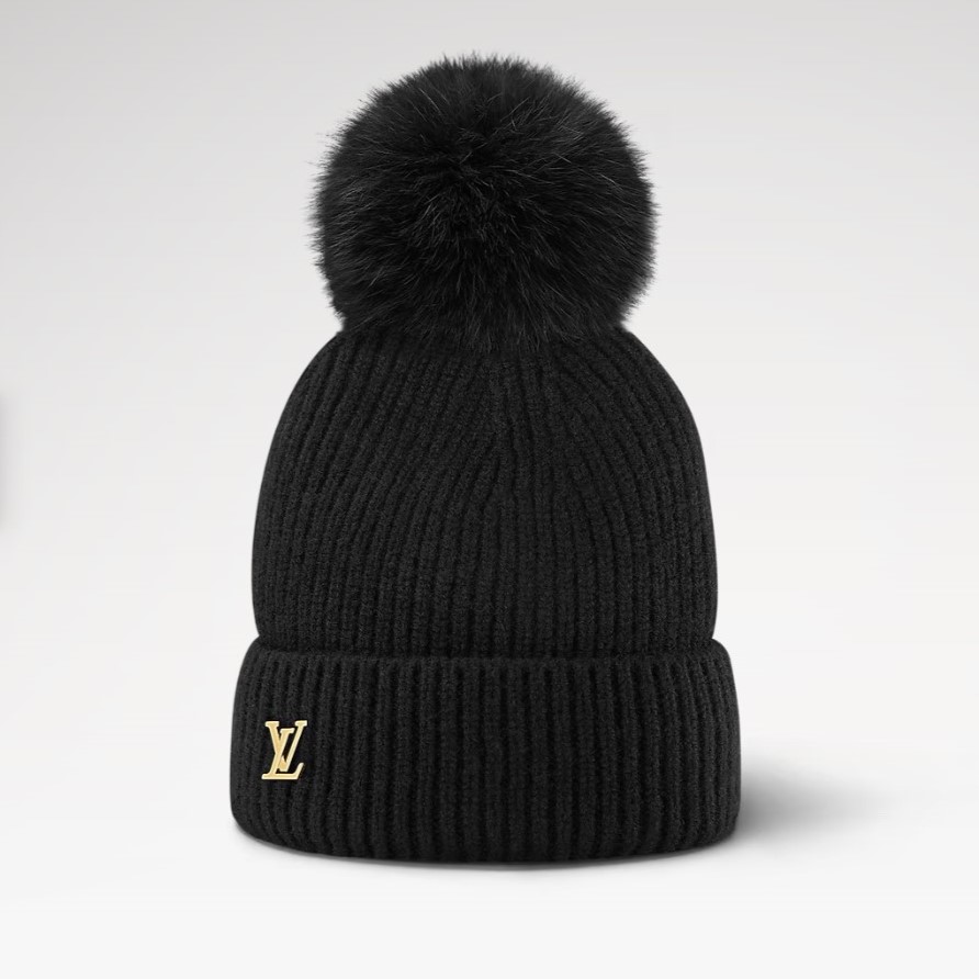L0vis Vvtt0n LV Cold Spark Beanie Black For Women M79256