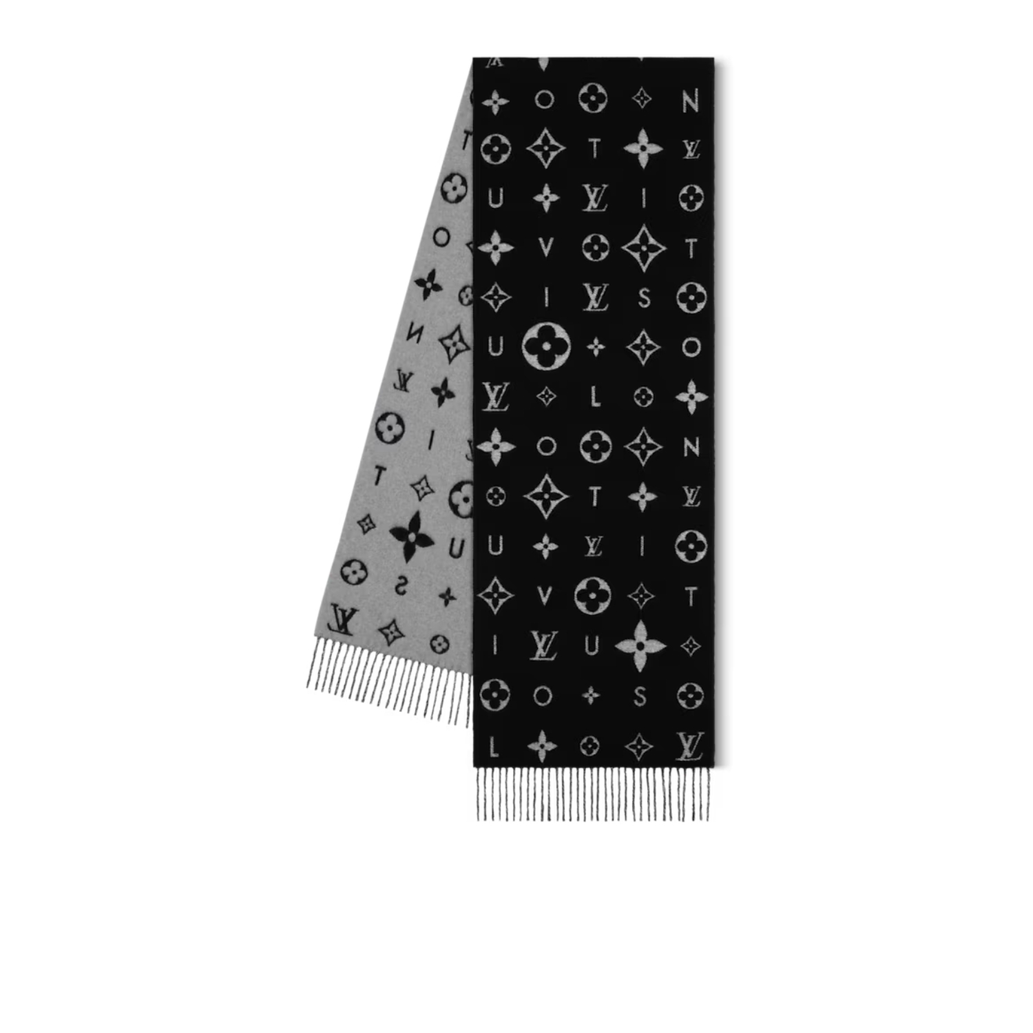 L0vis Vvtt0n Reykjavik 2.0 Scarf Black For Women 94.5in/240cm M97143