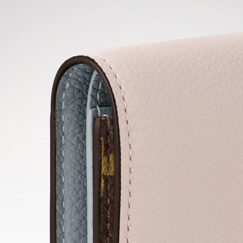 L0vis Vvtt0n Victorine On My Side Wallet Light Pink For Women 4.7in/12cm M82398