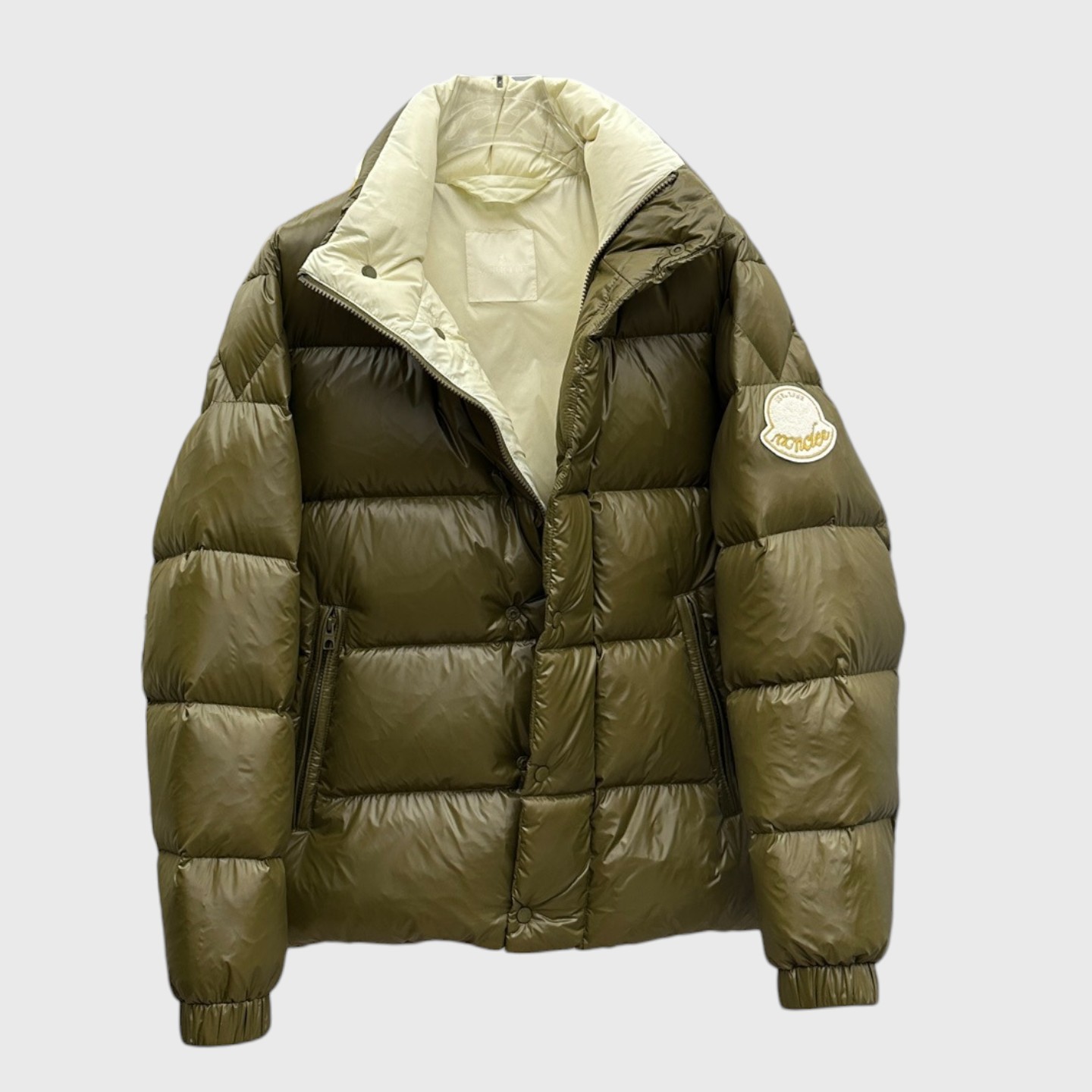 Moncler Tripiti Short Down Jacket Dark Green For Men