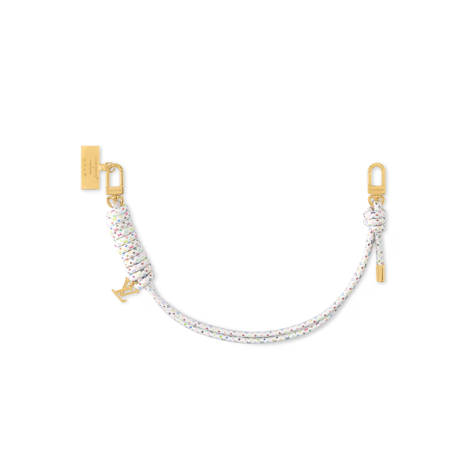 L0vis Vvtt0n LV x TM Knot Bag Charm Multicolored Gold Hardware For Women M03741