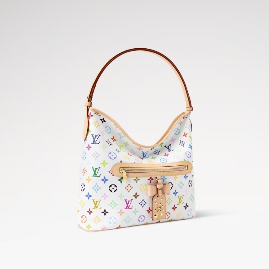 L0vis Vvtt0n LV x TM Lineup Shoulder Bag 13.8in/ 35cm Multicolor Gold Hardware For Women M27582