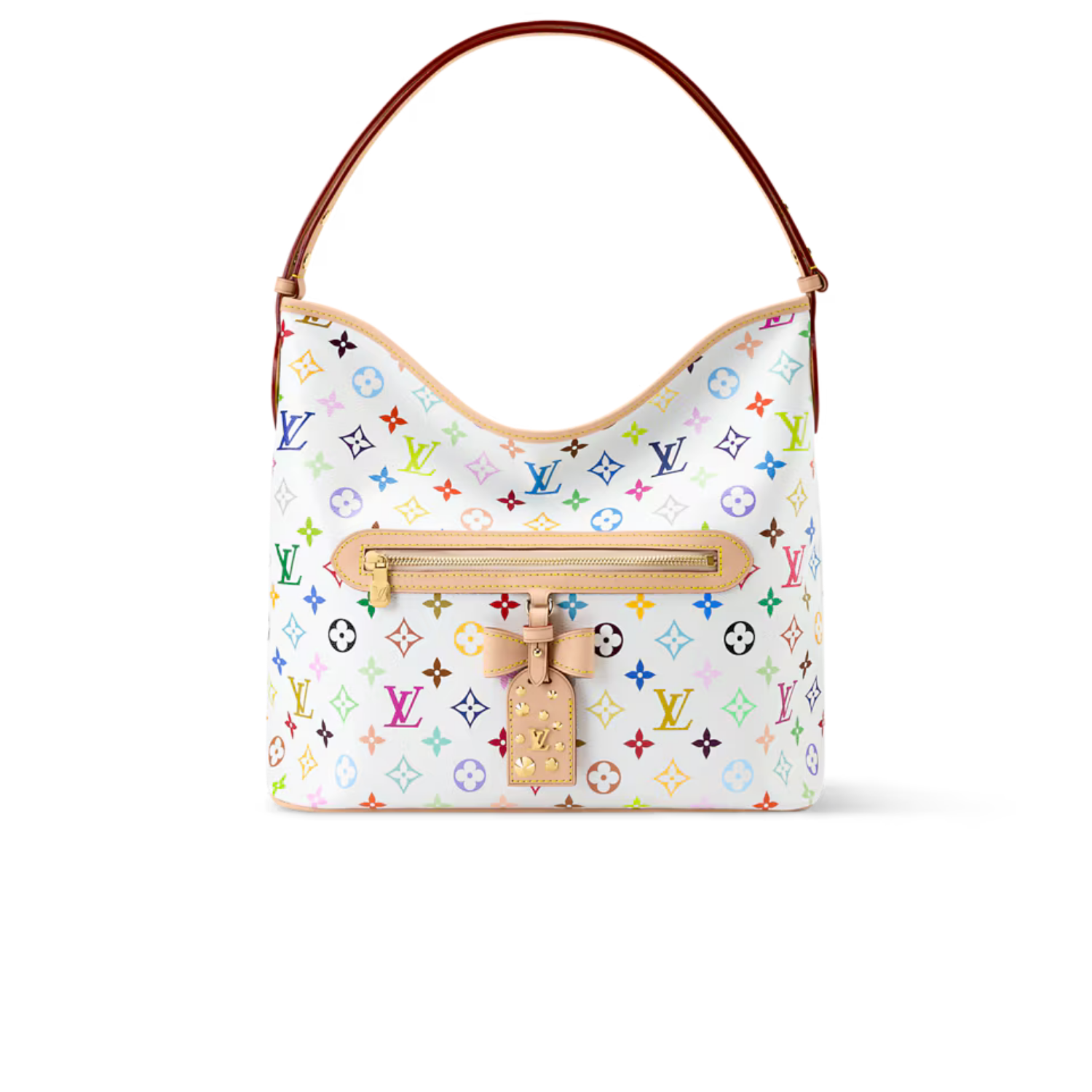 L0vis Vvtt0n LV x TM Lineup Shoulder Bag 13.8in/ 35cm Multicolor Gold Hardware For Women M27582