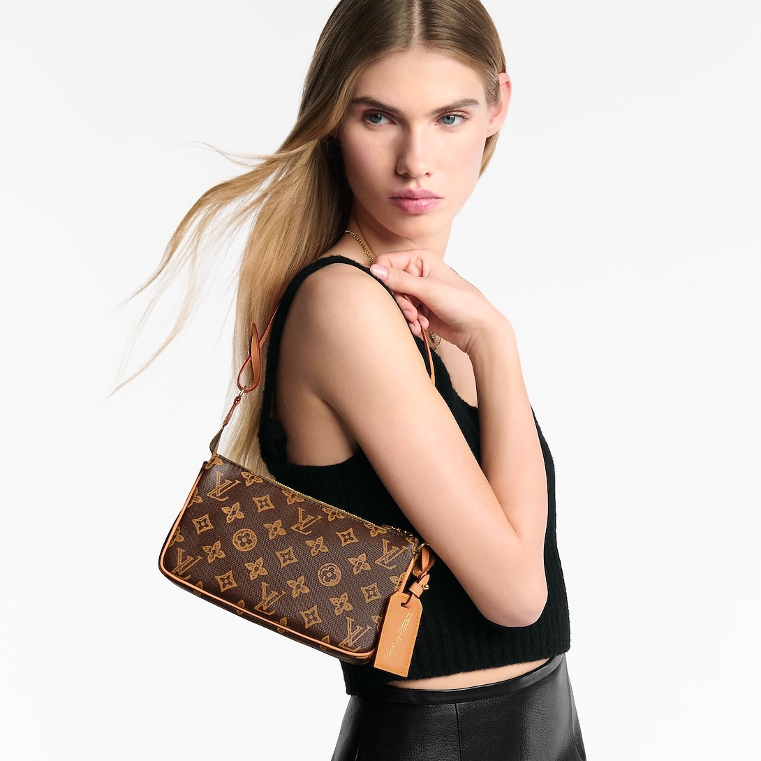 L0vis Vvtt0n Pochette Accessoires Ebène For Women 23.5cm/9.3in – M27718