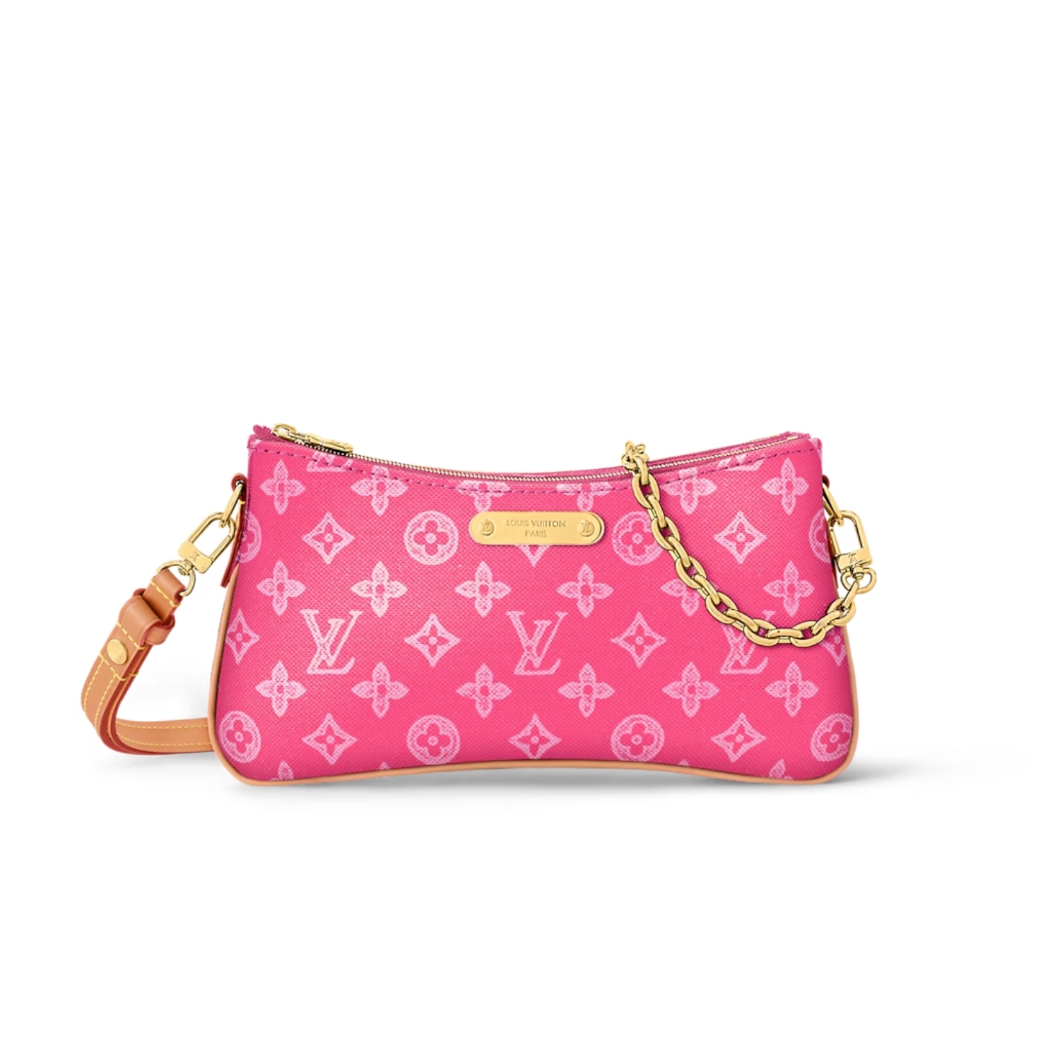 L0vis Vvtt0n Pochette Liv Monogram Origine Rose Ruban For Women 24.5cm/9.6in – M27719