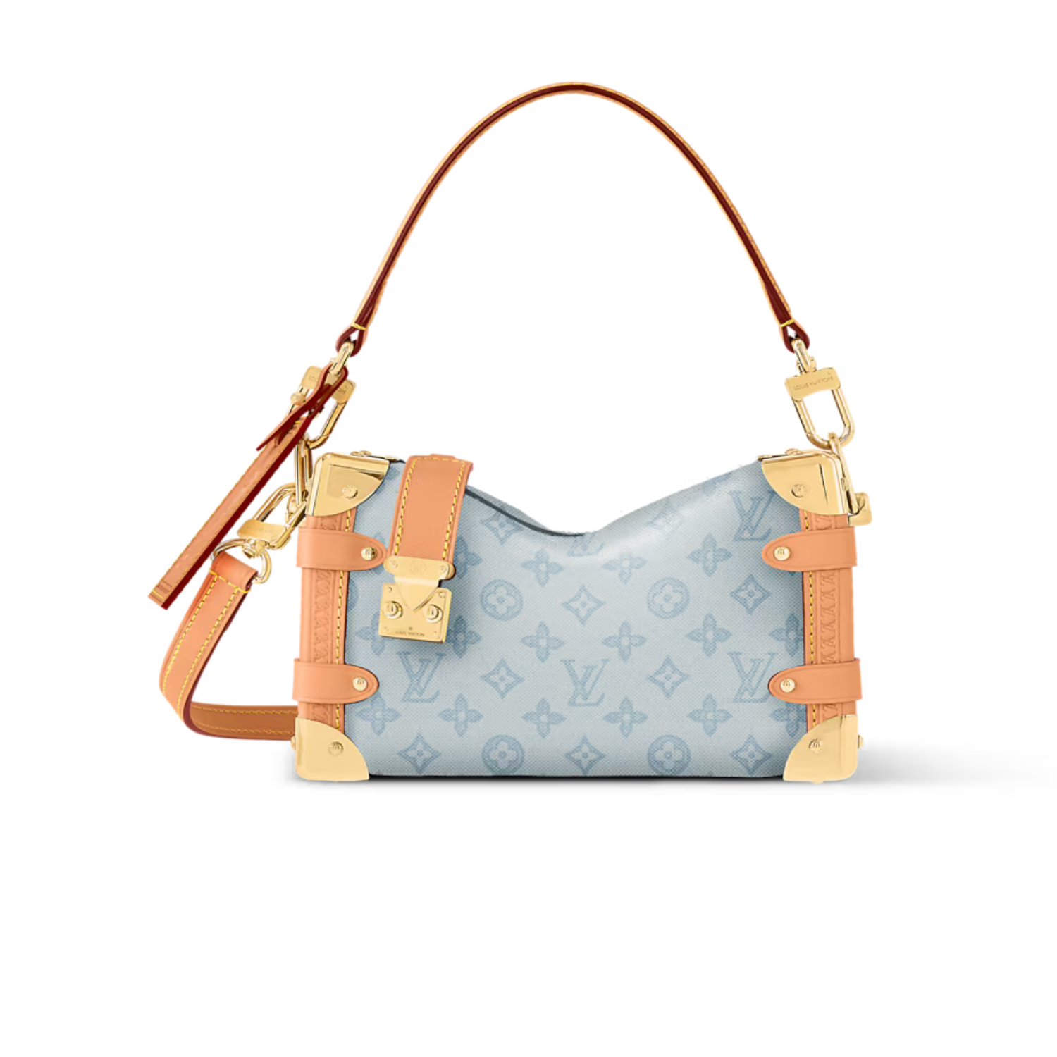 L0vis Vvtt0n Side Trunk MM Monogram Origine Bleu Courrier For Women 9.4in/24cm M27891