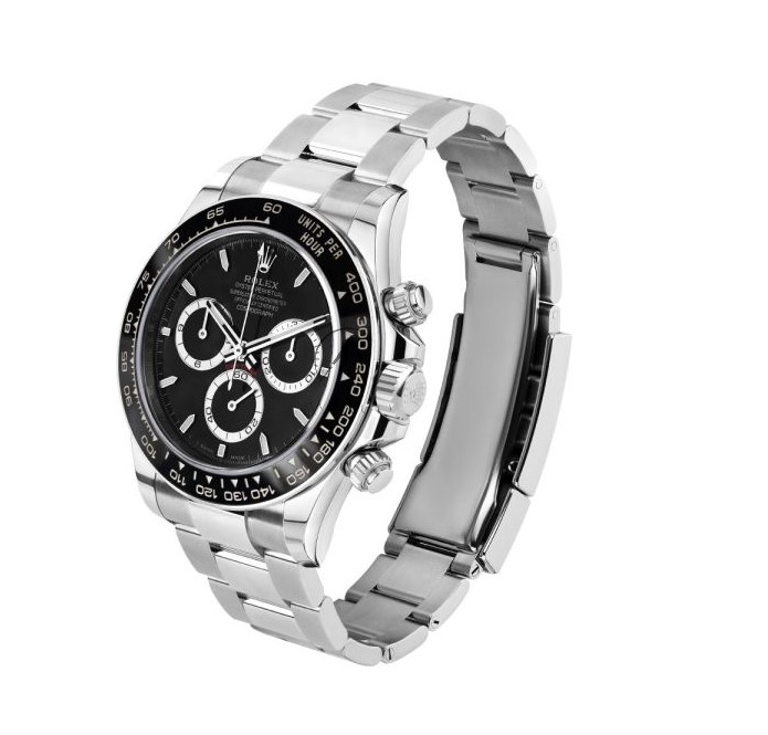 R01ex Cosmograph Daytona 40 Watch Silver Toned Black Dial 40mm For Men 126500LN-0002