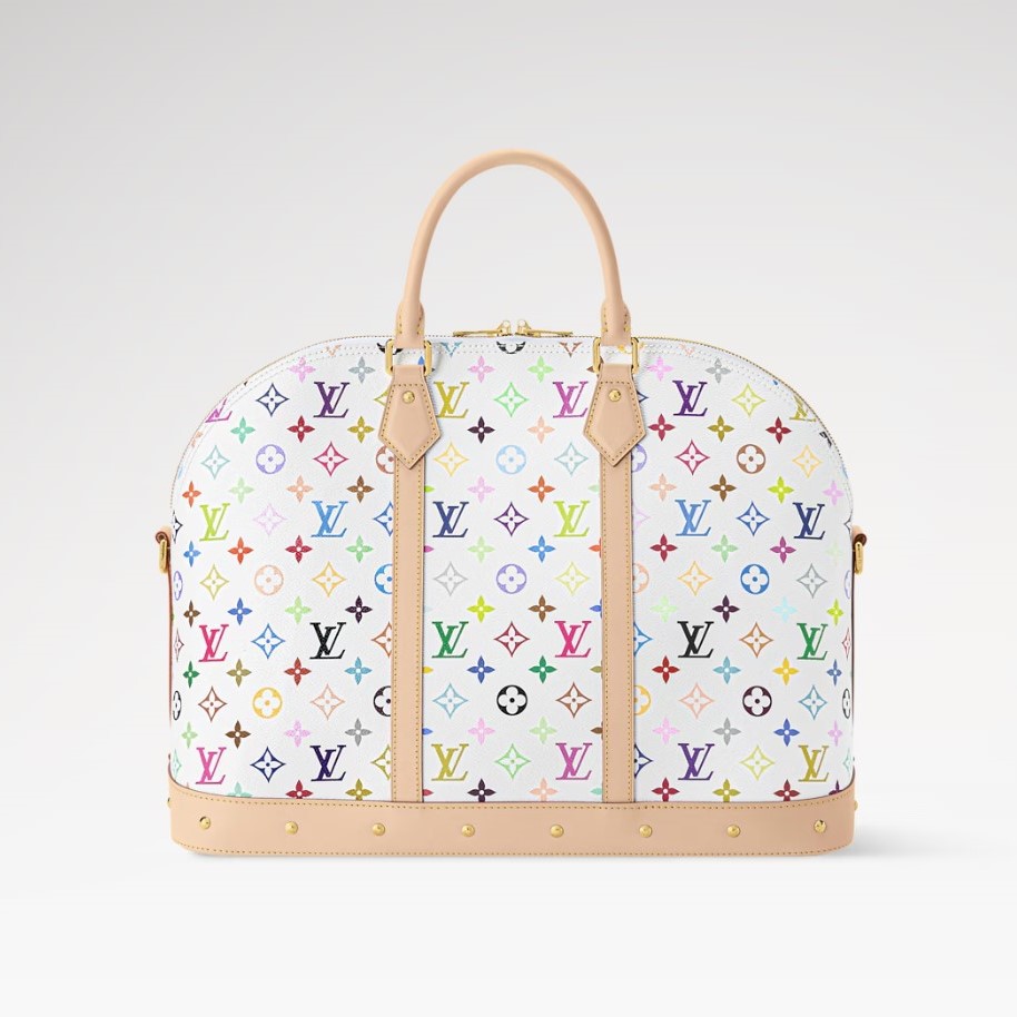 L0vis Vvtt0n LV x TM Alma Travel Crossbody Bag 17.7in/ 45cm Multicolored Gold Hardware For Women M27901