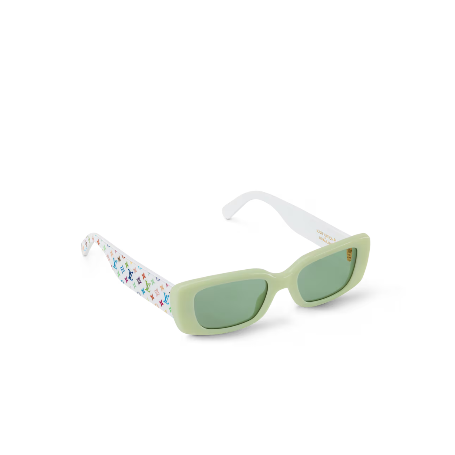 L0vis Vvtt0n LV x TM Multigram Cat Eye Sunglasses Green For Women Z3250W