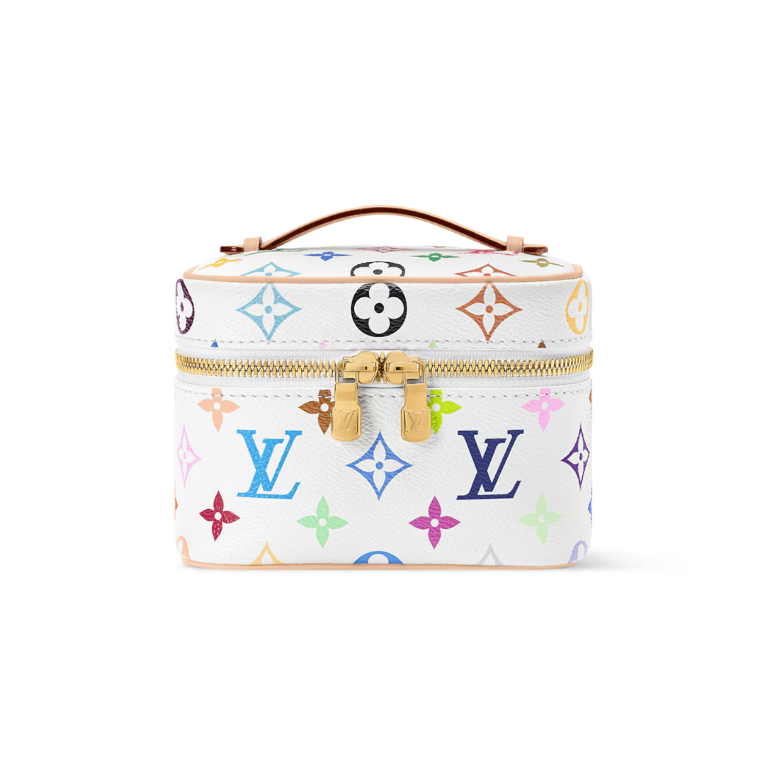 L0vis Vvtt0n LV x TM Nice Nano Handbag 5.5in/ 14cm Multicolored Gold Hardware For Women M27941