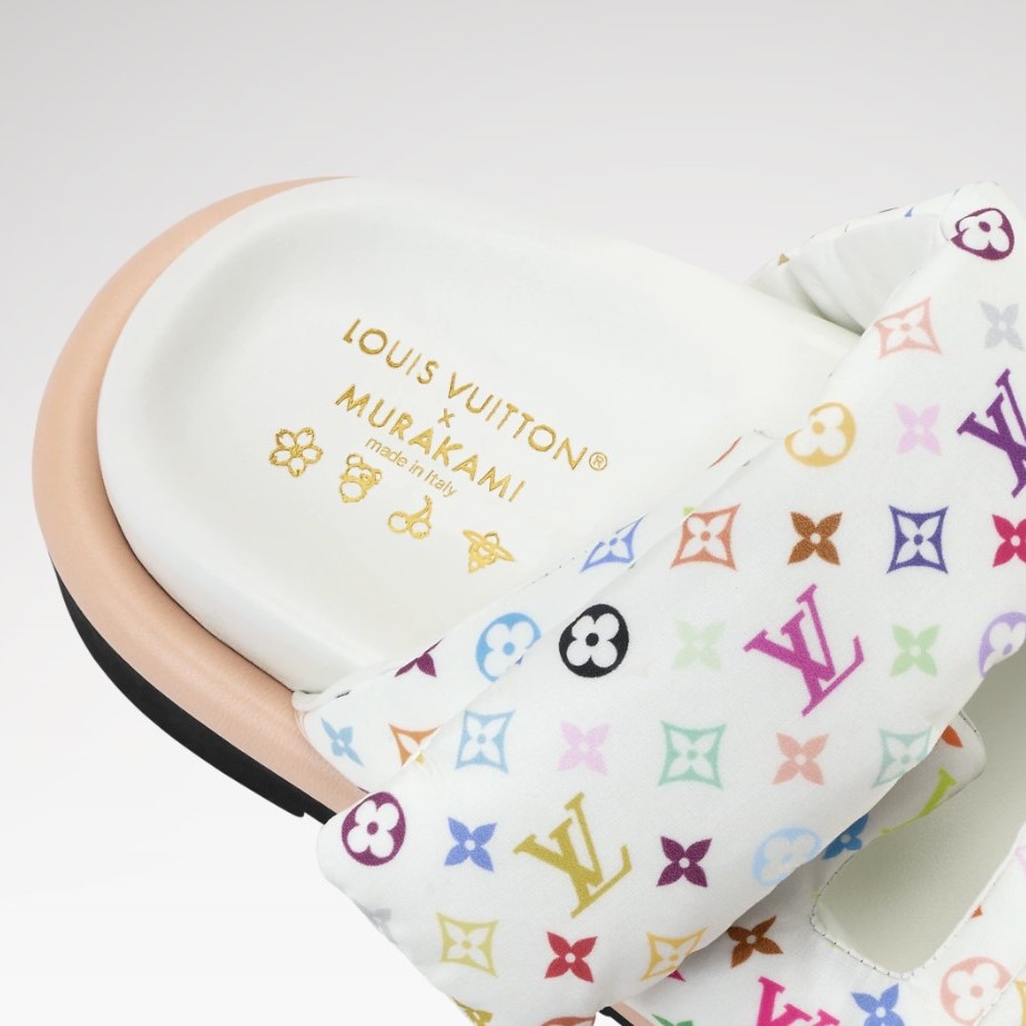 L0vis Vvtt0n LV x TM Pool Pillow Comfort Mules White For Women 1AJNEW