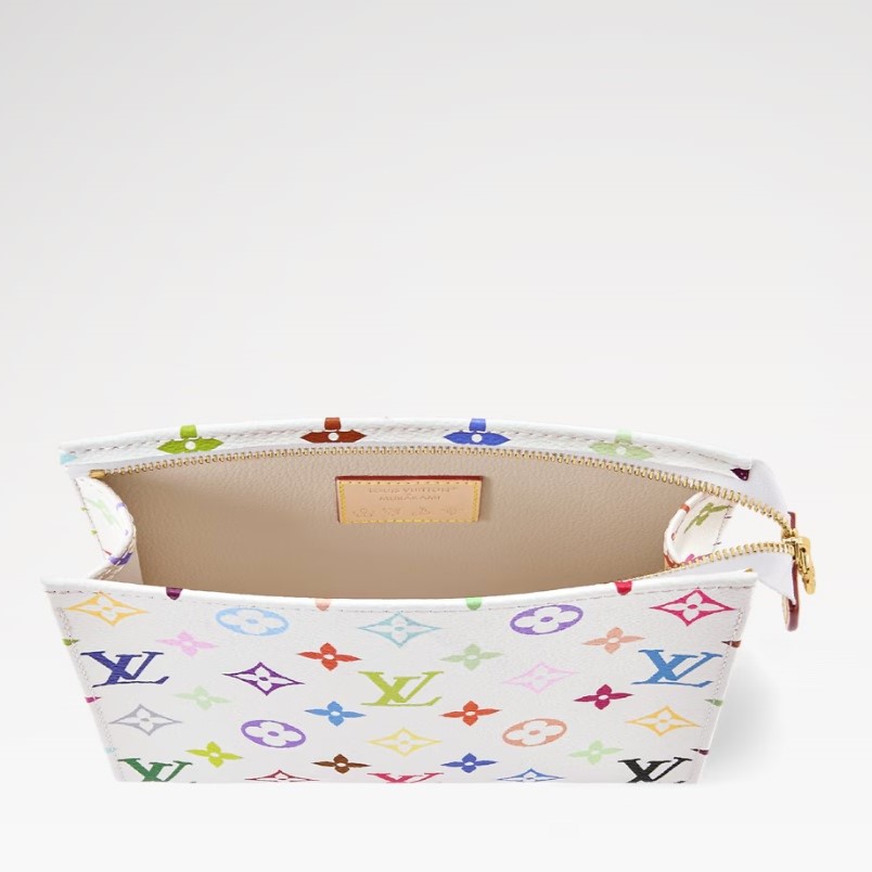 L0vis Vvtt0n LV x TM Toiletry Pouch 19 7.5in/ 19cm Multicolored Gold Hardware For Women M28241