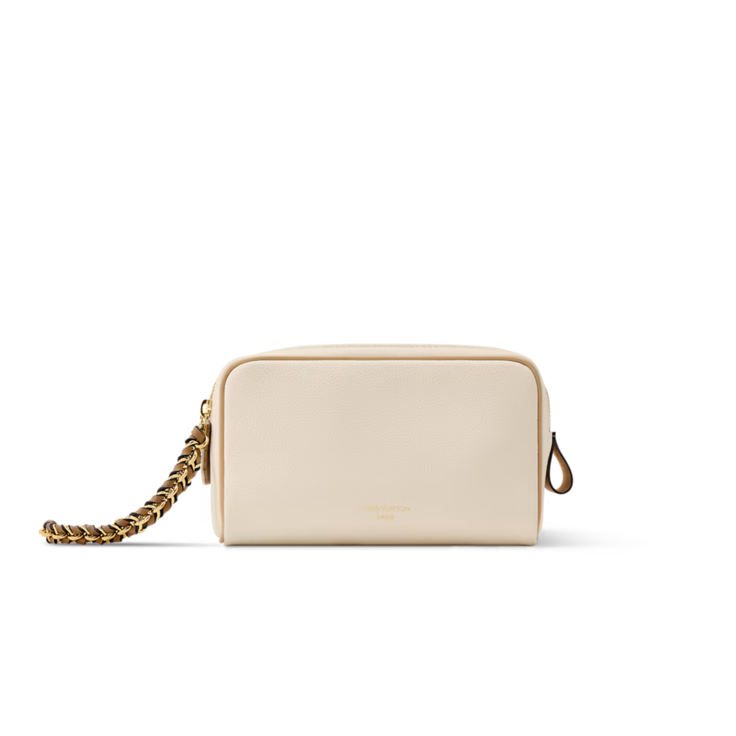 L0vis Vvtt0n Mini Dopp Kit 7.9in/ 20cm Vanilla Gold Hardware For Women M29547