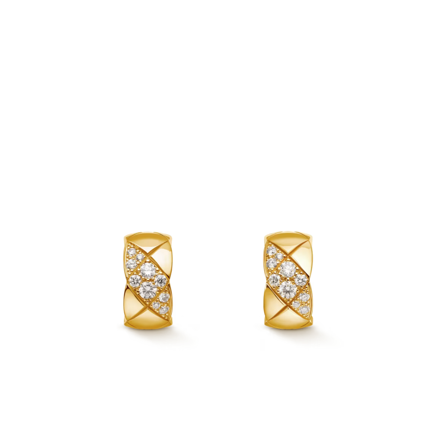 Ch**el Coco Crush Earrings Gold Hardware For Women J13710