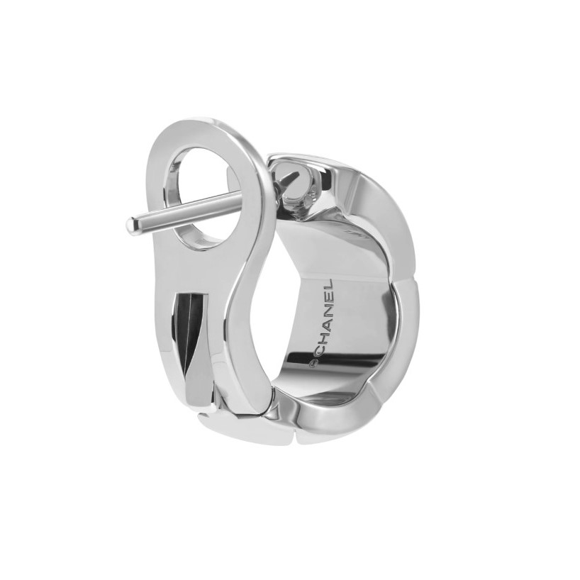 Ch**el Coco Crush Earrings Silver Hardware For Women J13709