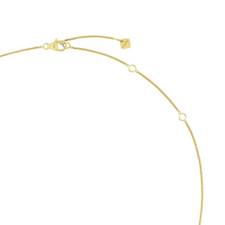 Ch**el Coco Crush Necklace Gold Hardware For Women J13707