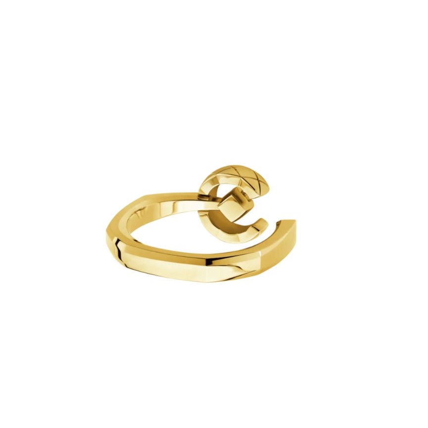 Ch**el Coco Ring Gold Hardware For Women J13725