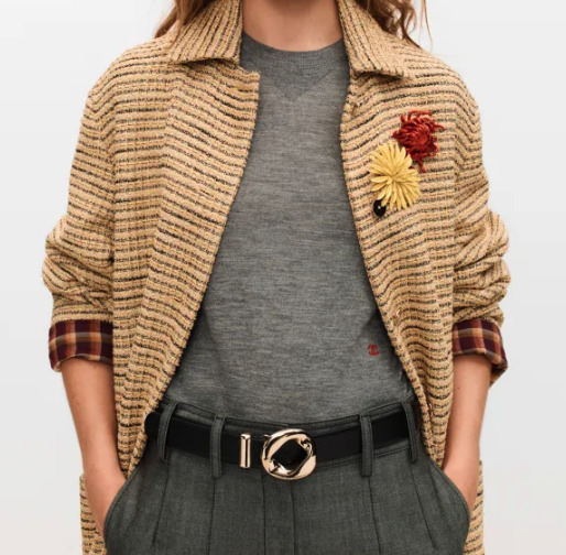 Ch**el Leather Belt Black For Women AAB765-B23546-U7713