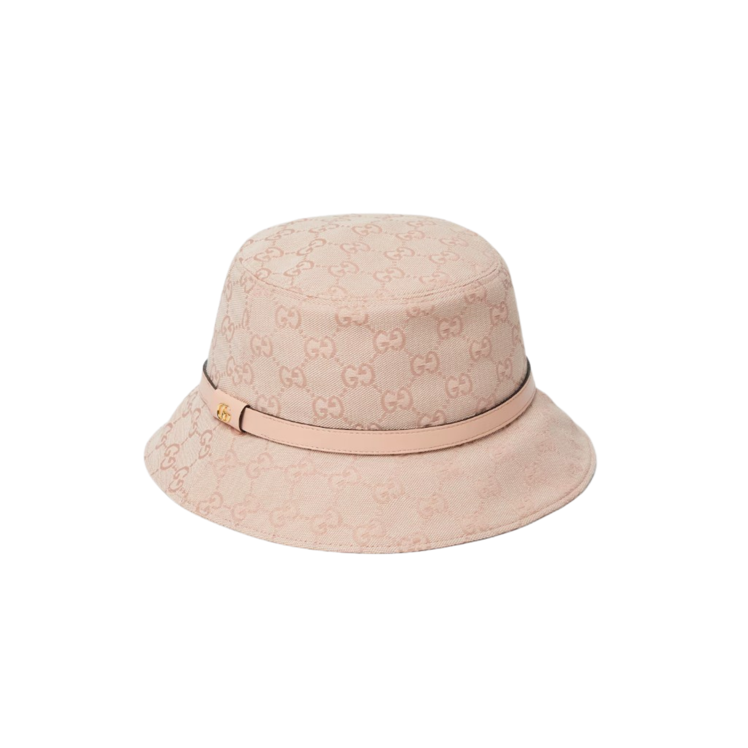 Gvc*1 GG Canvas Bucket Hat Pink For Women 847739 3HBAO 6872
