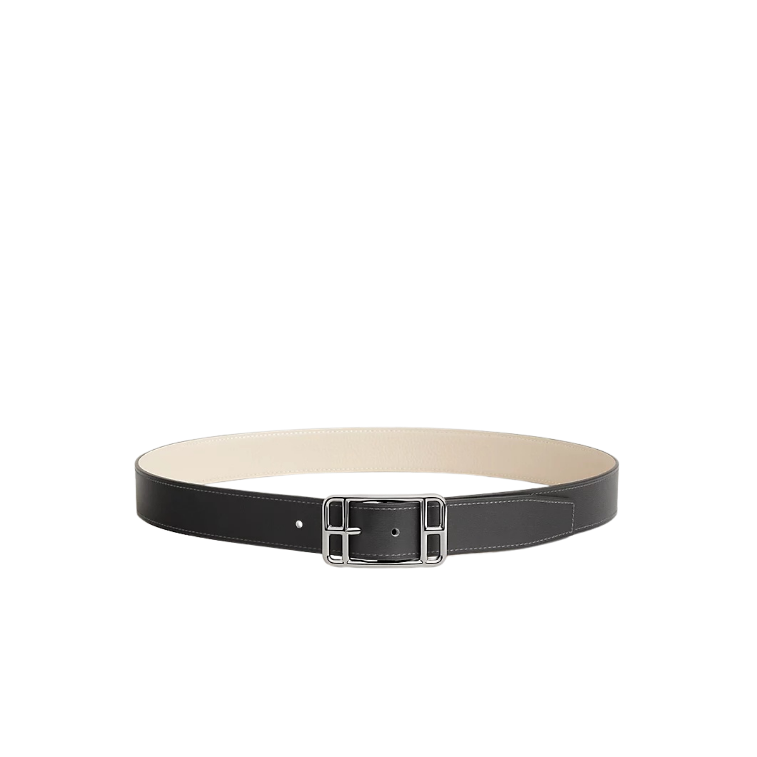 H**me5 Cape Cod 32mm Reversible Belt Graphite/ Craie For Men H079633CKGC085