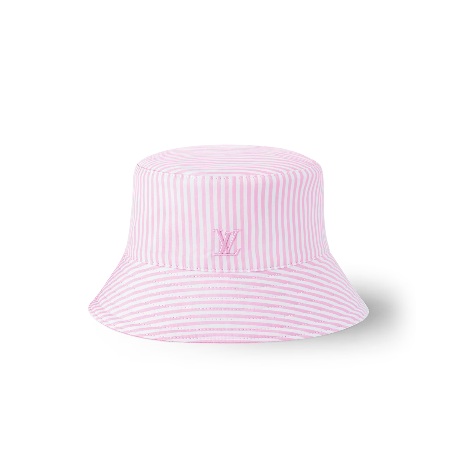L0vis Vvtt0n LV League Striped Bucket Hat Pink For Women M5160M