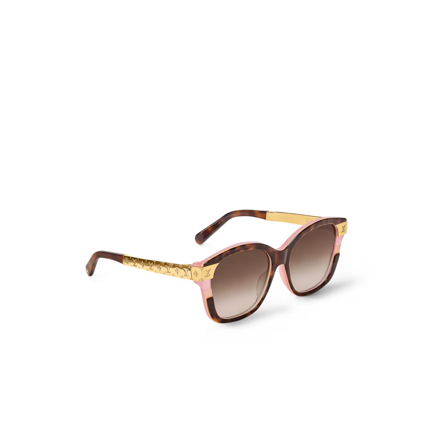 L0vis Vvtt0n LV Petit Soupcon Square Sunglasses Dark Tortoise For Women Z3265W