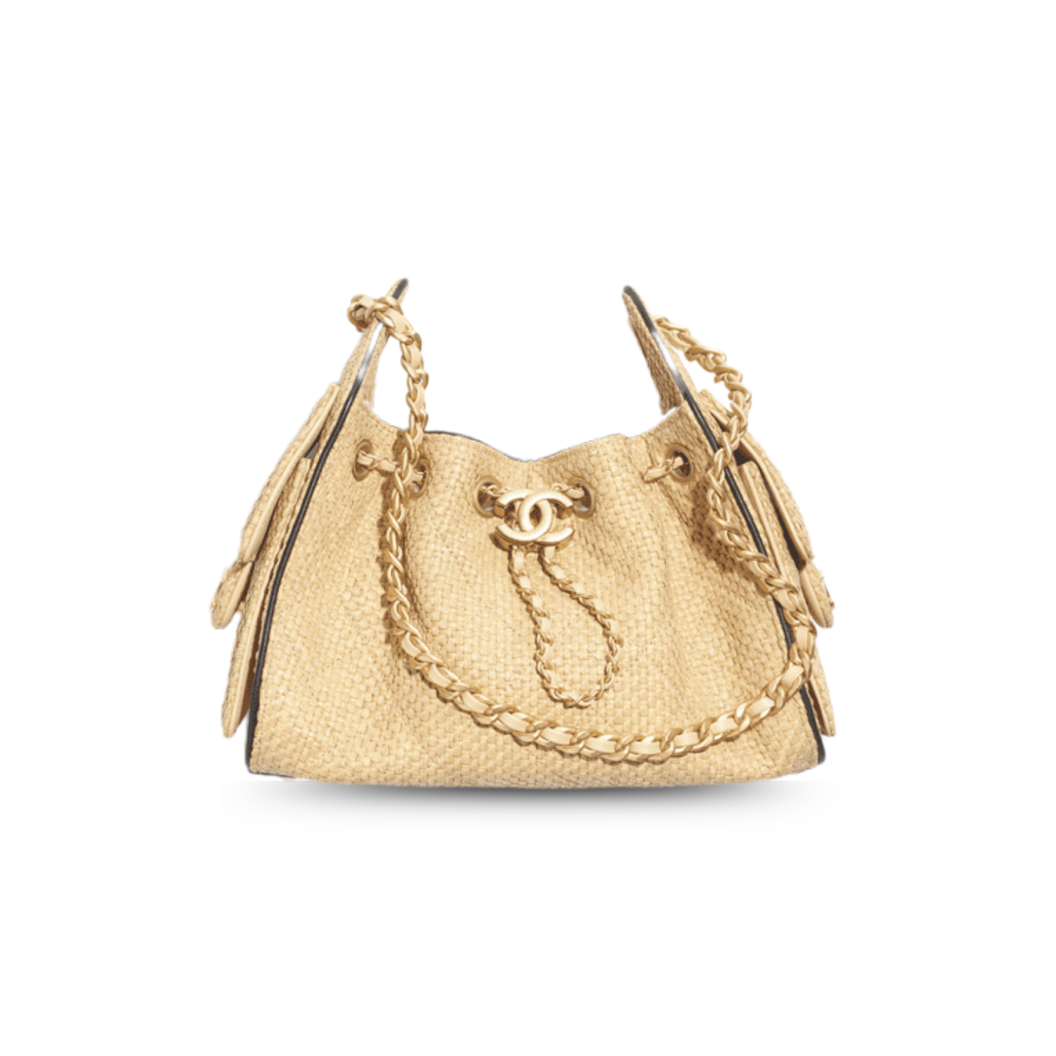 Ch**el 25 Mini Shoulder Bag 8.7in/ 22cm Beige Gold Hardware For Women AS5631-B23519-U7618