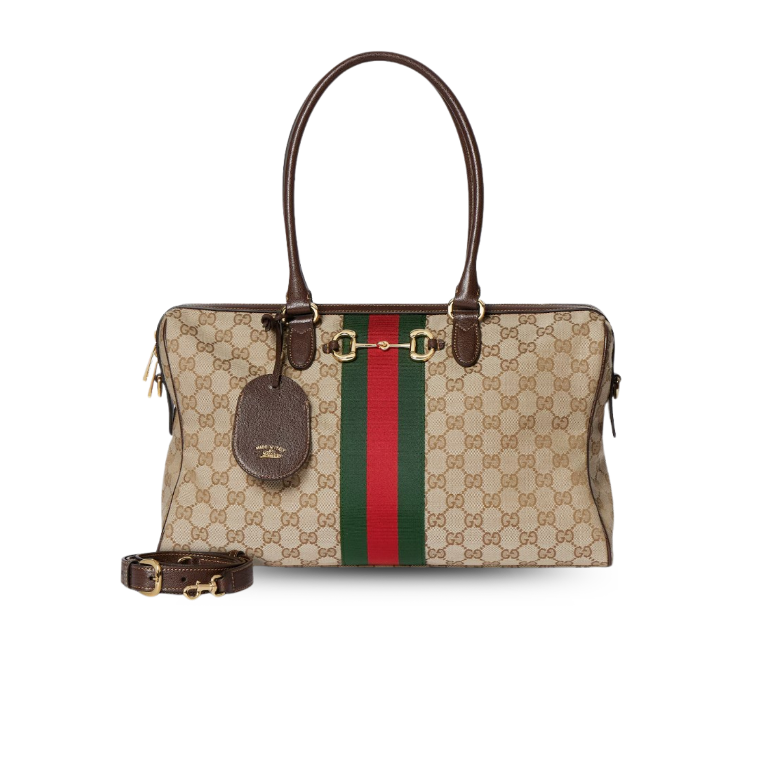 Gvc*1 Borsetto Large Boston Shoulder Bag 15.2in/ 39cm Sand/ Brown Gold Hardware For Women 866734 FAFV9 9653