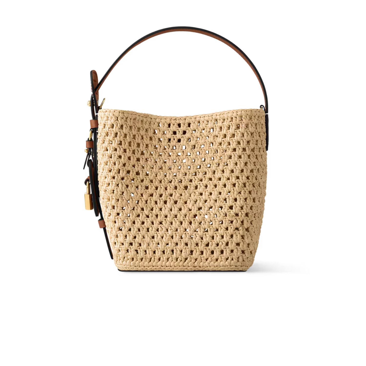 L0vis Vvtt0n All In BB Bucket Bag 6.3in/ 16cm Brown Gold Hardware For Women M14217