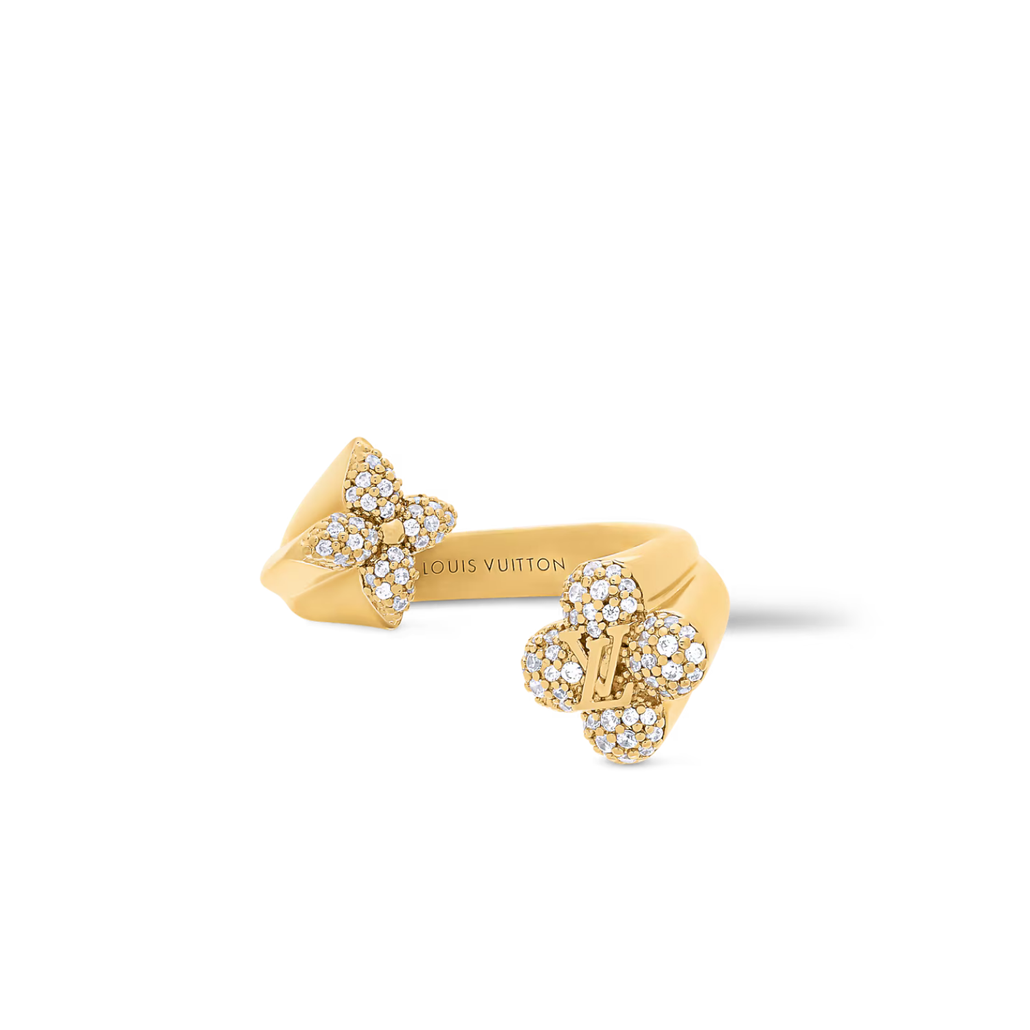 L0vis Vvtt0n LV Flower Comet Ring Gold Hardware For Women M1857M