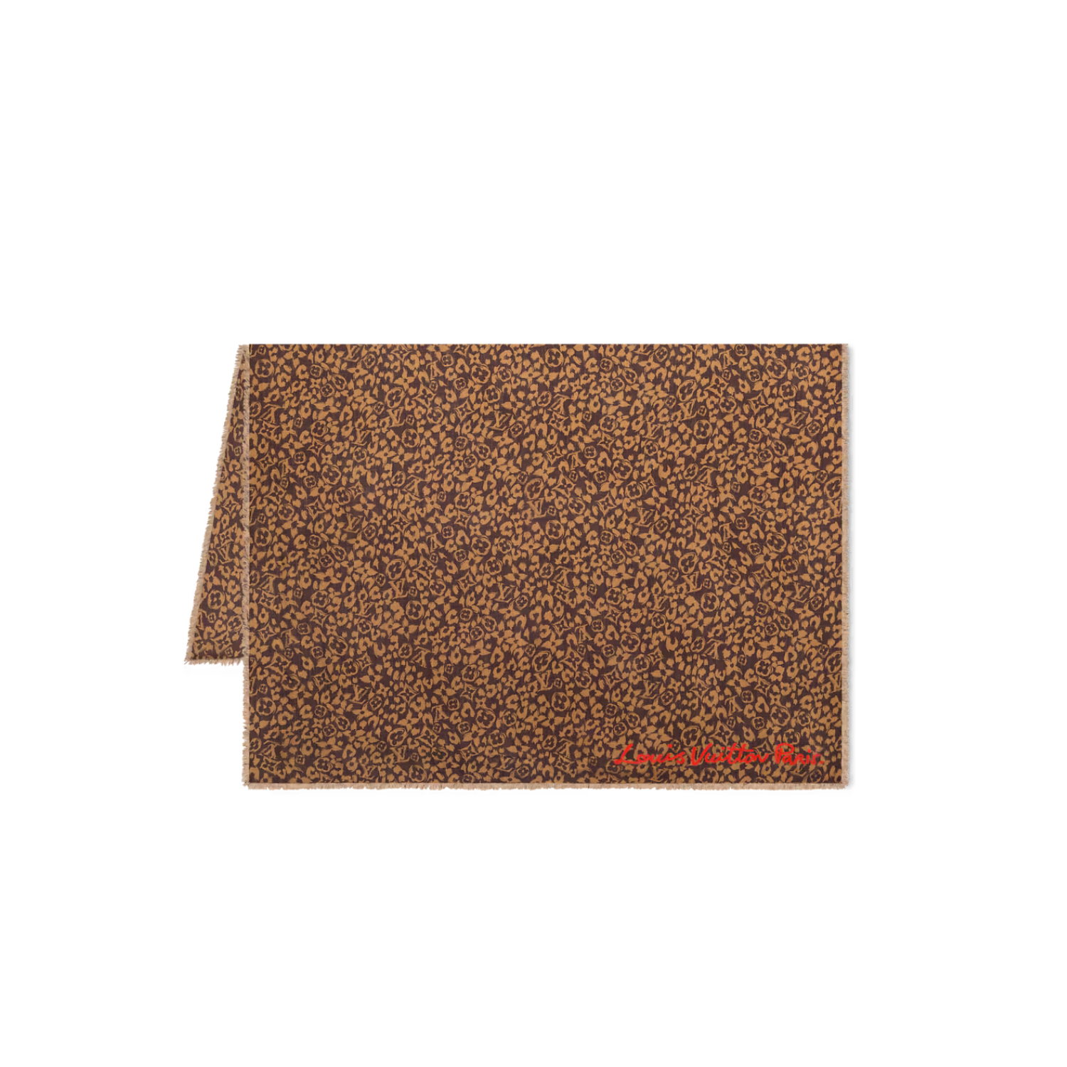 L0vis Vvtt0n LV Safari Stole 72.8in/ 185cm Brown For Women M98151