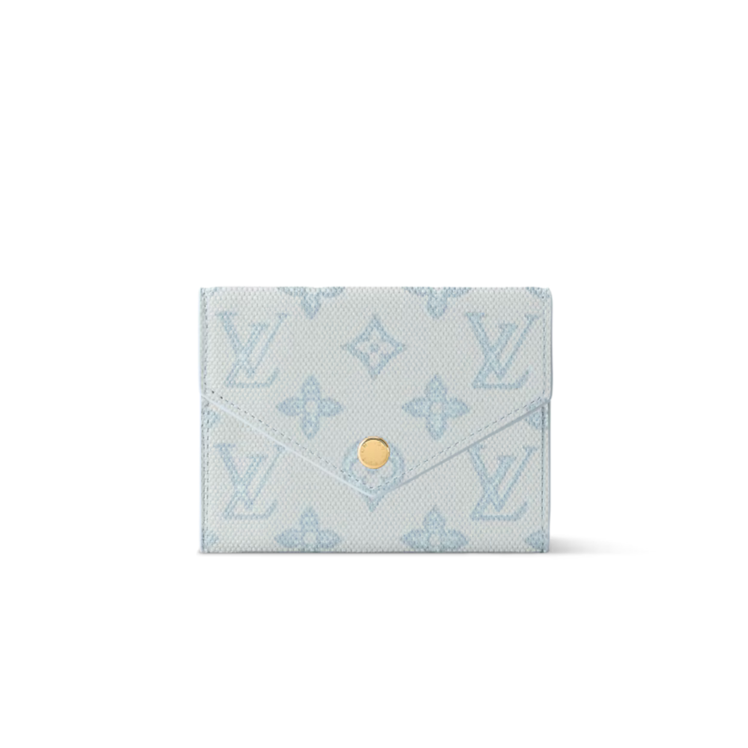 L0vis Vvtt0n Victorine Wallet Monogram Origine Bleu Courrier For Women 4.7in/12cm M27682