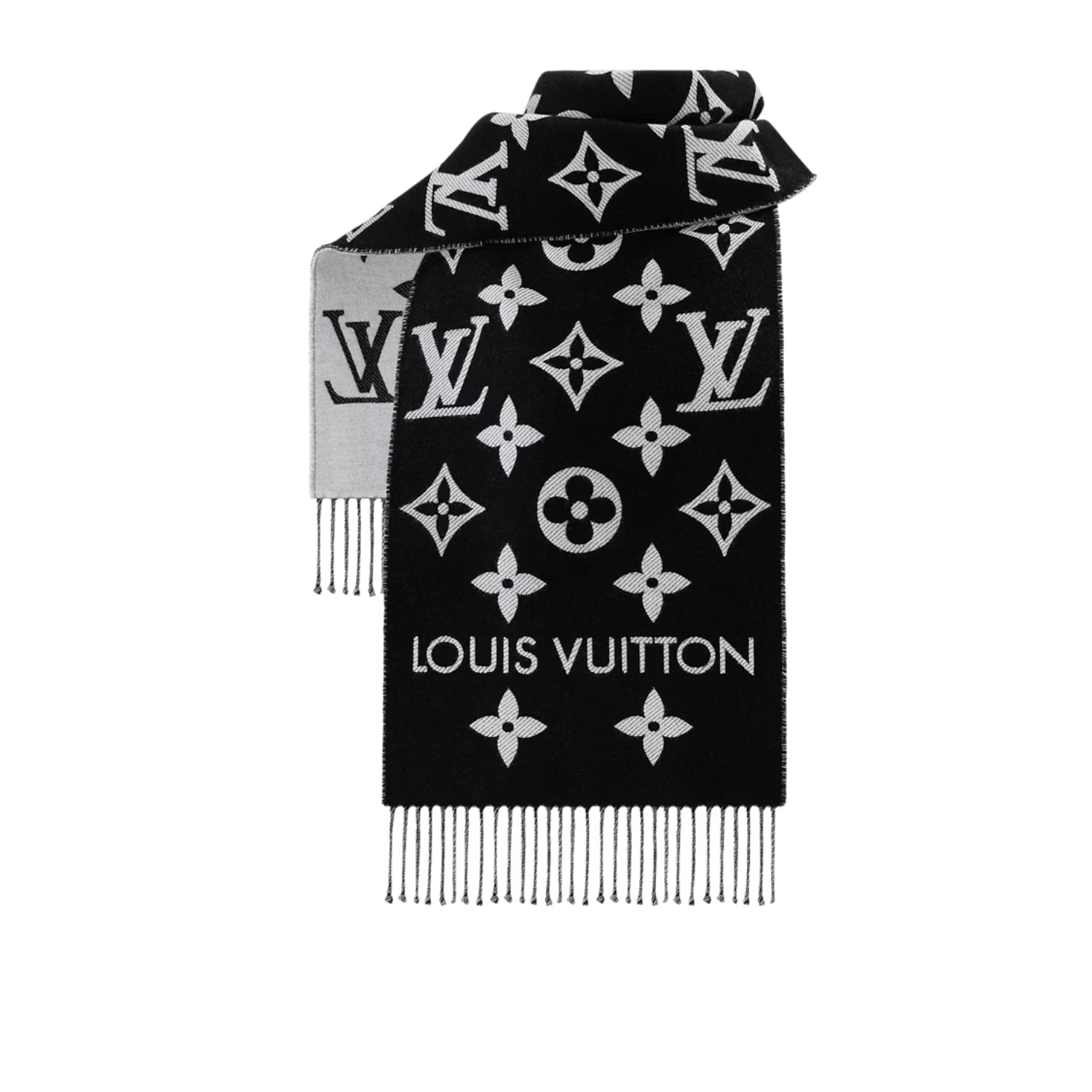 L0vis Vvtt0n LV Essential Scarf Black For Women