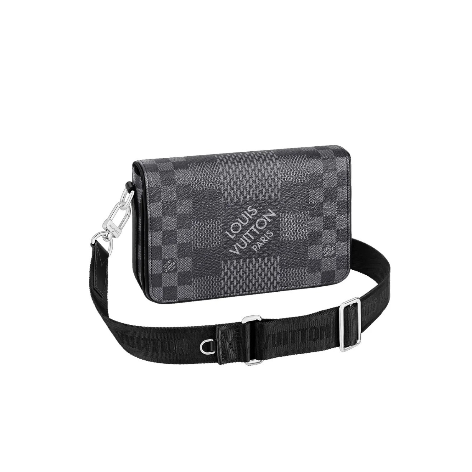 L0vis Vvtt0n Studio Messenger Damier Graphite Gray For Men, Men’s Bags, Shoulder And Crossbody Bags 9.3in/25.3cm LV N50013