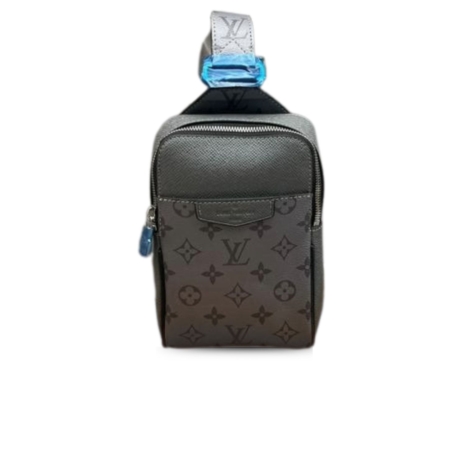 L0vis Vvtt0n Outdoor Sling Bag Taigarama Gunmetal Gray For Men, Men’s Bags, Crossbody Bags 8.3in/21cm LV