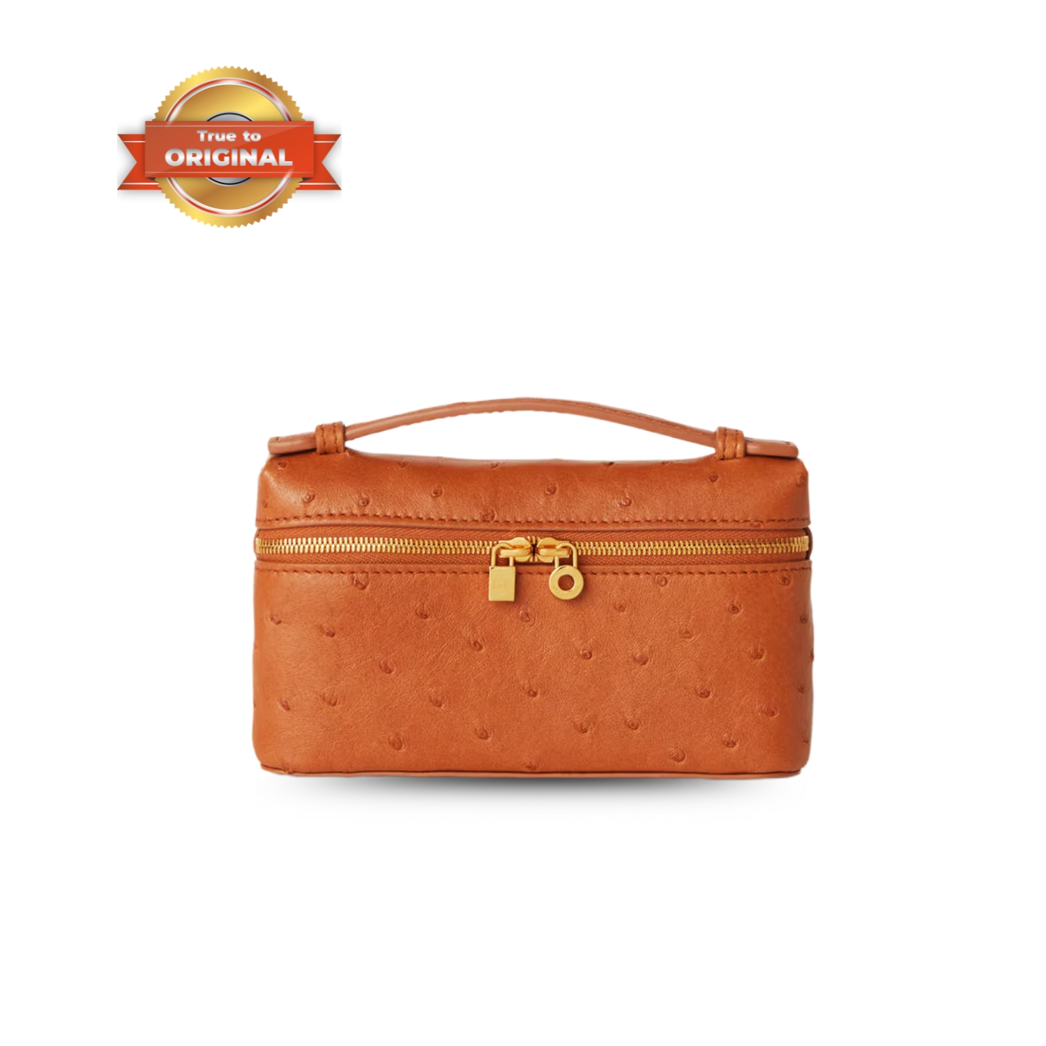 [True-to-ORIGINAL]L0r0 P1ana Extra Pocket Mini Pouch Cognac For Women 5.9in/15cm FAN9926 E445