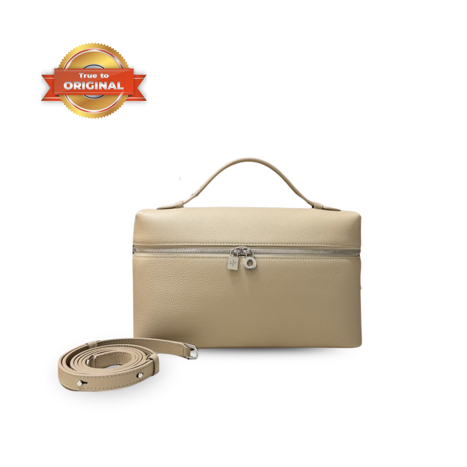 [True-to-ORIGINAL] L0r0 P1ana Extra Pocket L27 Bag Whisper Beige For Women 10.6in/27cm FAN4043 1615