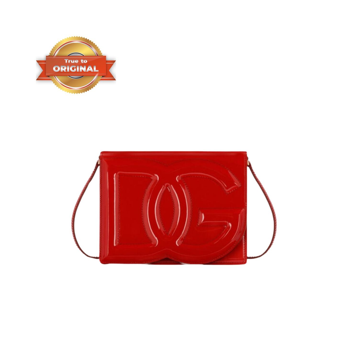 [True-to-ORIGINAL] Dolce Gabbana Logo Bag Red For Women BB7287A147180315- 20 Cm/ 7.8 Inches