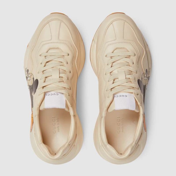 Gvc*1 x Disney Men’s Rhyton Sneaker With Mickey Mouse Beige For Men 602049 DRW00 9522