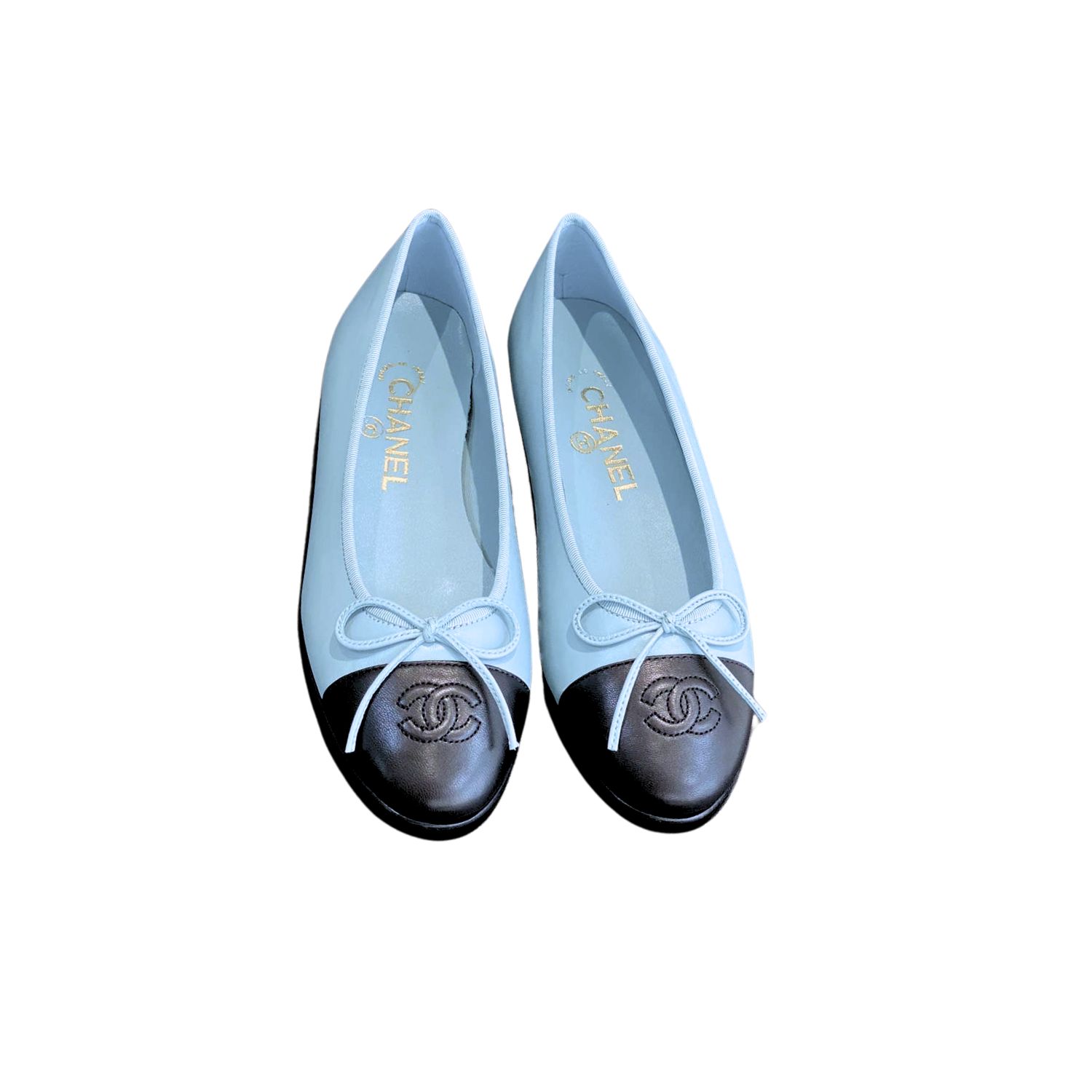 Ch**el Ballet Flats Blue For Women