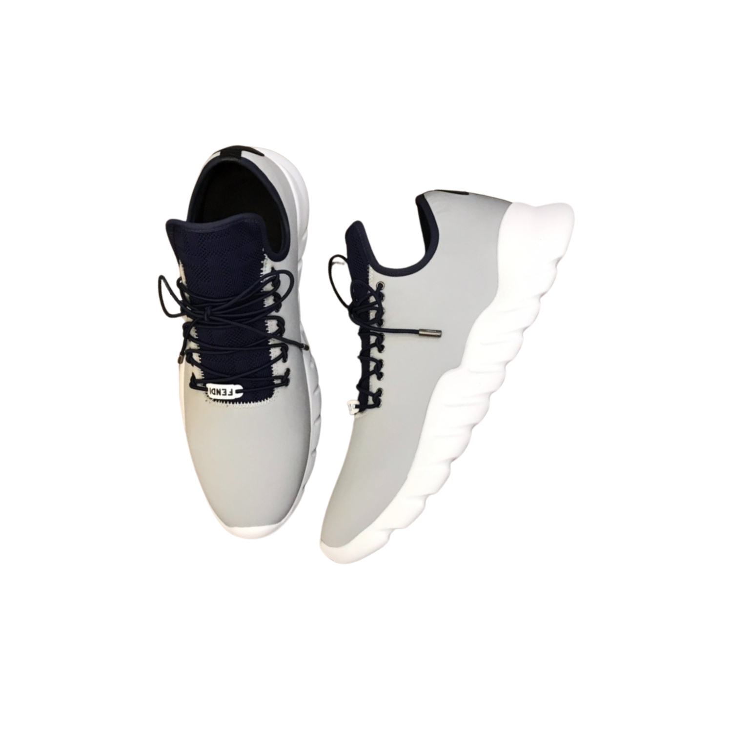 F**di FD Faster Trainers Grey For Men