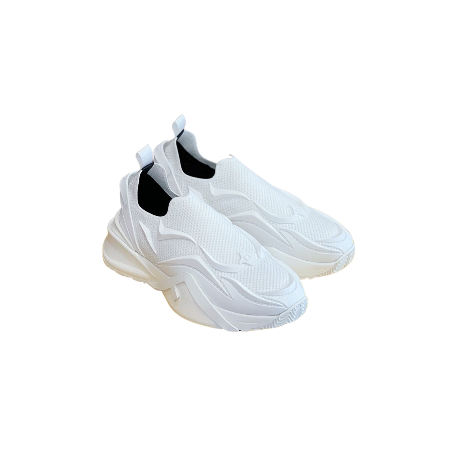 F**di FD Flow Running Sneakers White For Men 7E1504AHI8F0V4D