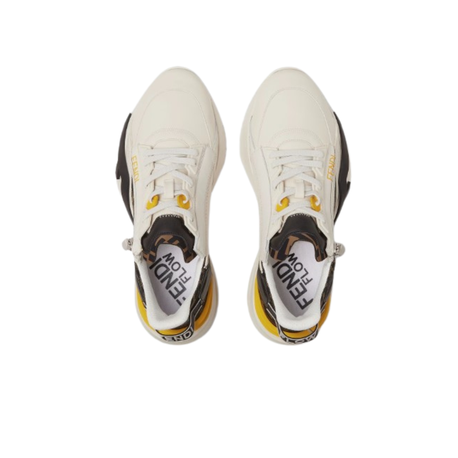 F**di FD Flow Sneakers White For Men 7E1392AJZHF1HGR