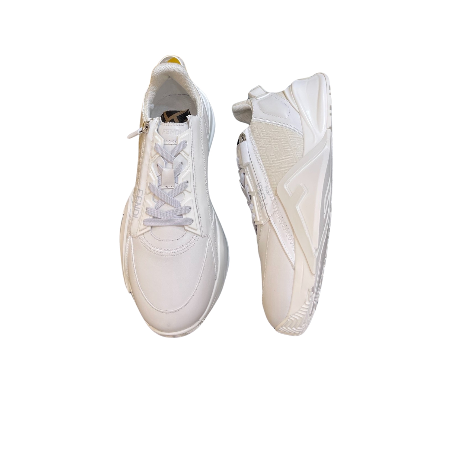 F**di FD Flow Sneakers White For Men 7E1392AK1QF1HGQ