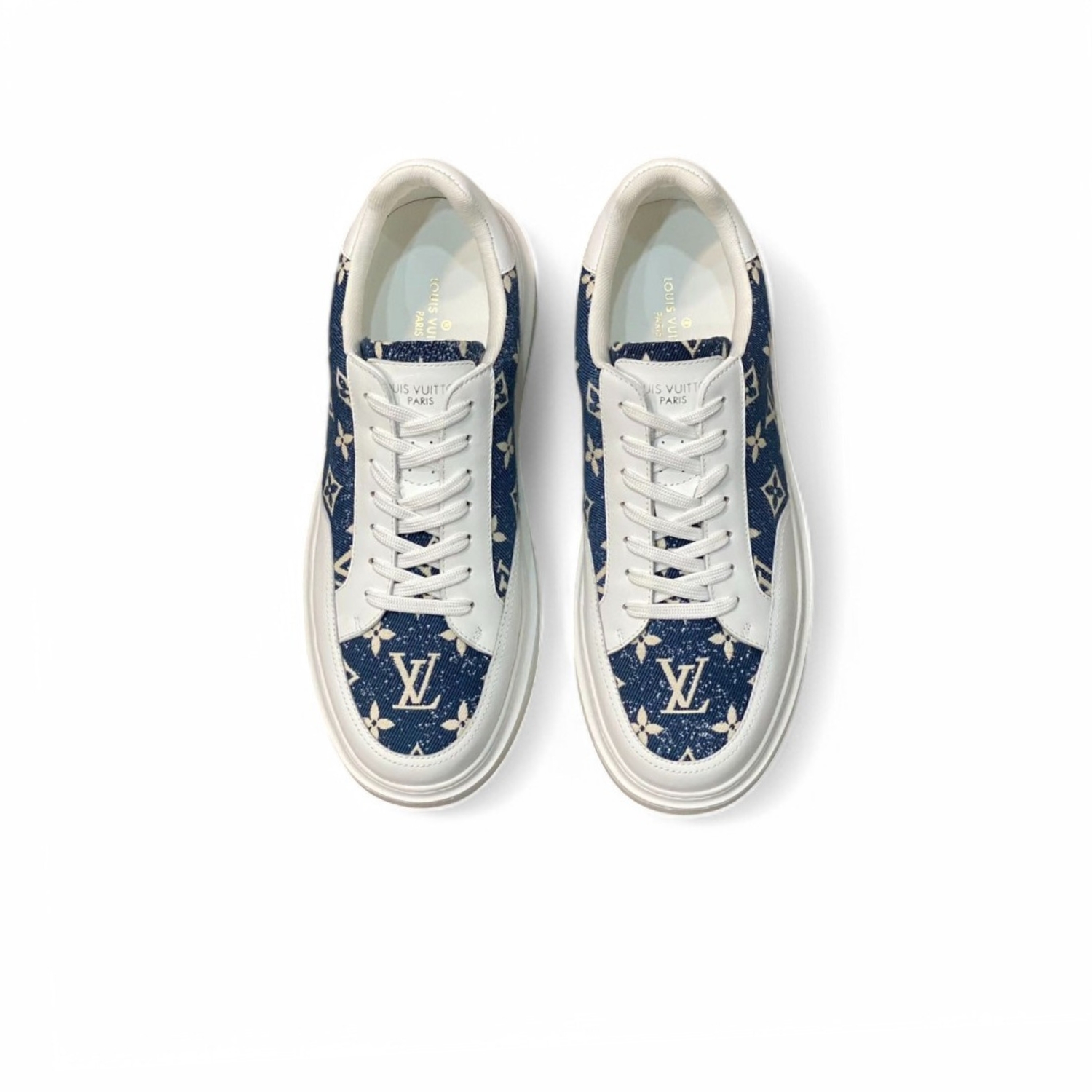 L0vis Vuittion Beverly Hills Sneaker Blue For Men LV