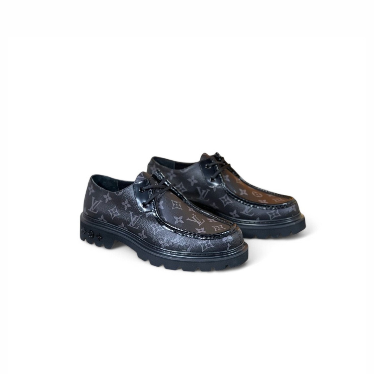 L0vis Vvtt0n LV Ranger Derby Monogram Flowers Black For Men