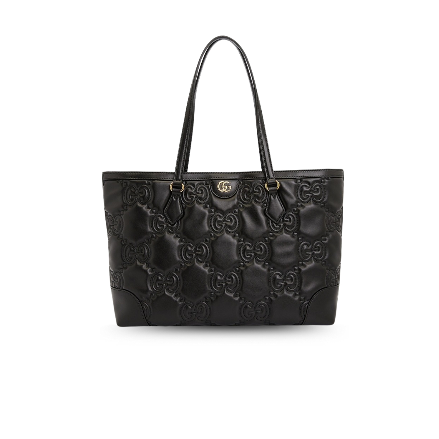 Gvc*1 GG Medium Tote Black For Women, Women’s Bags 15in/38cm GG ‎631685 UM8IG 1000
