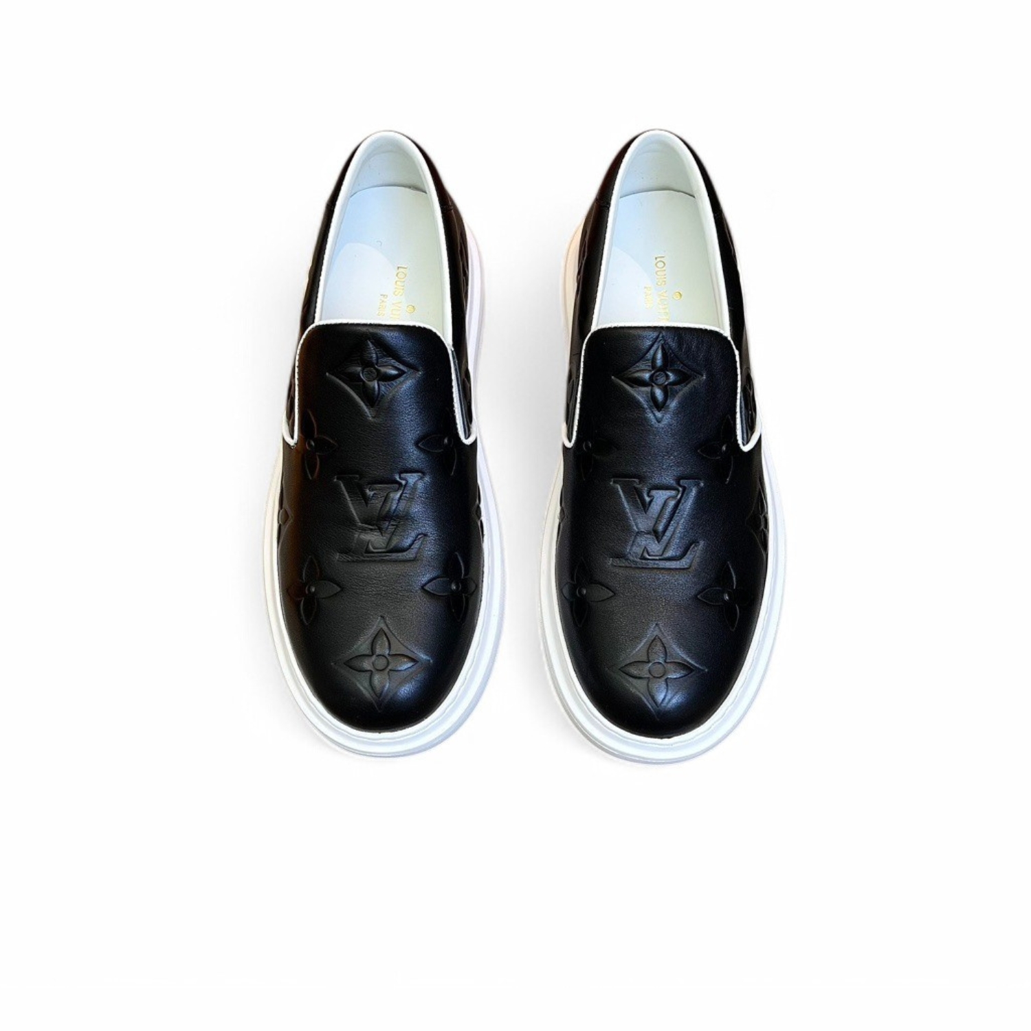 L0vis Vvtt0n Beverly Hills Slip On Black For Men 1A9ZP1