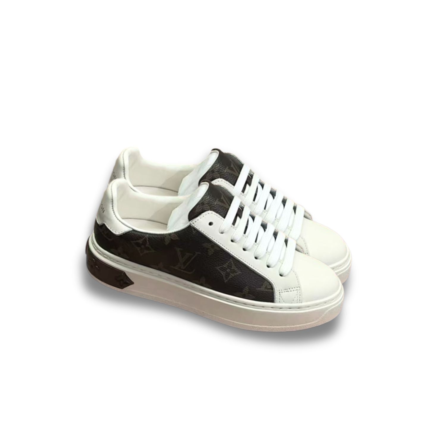L0vis Vvtt0n Time Out Sneaker White/Brown For Women LV
